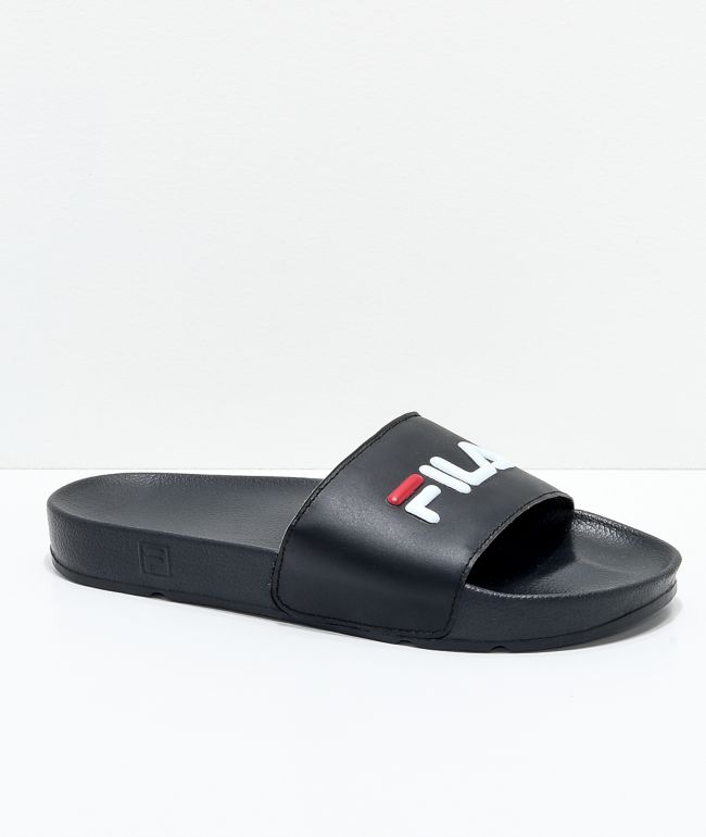 fila sandals gold